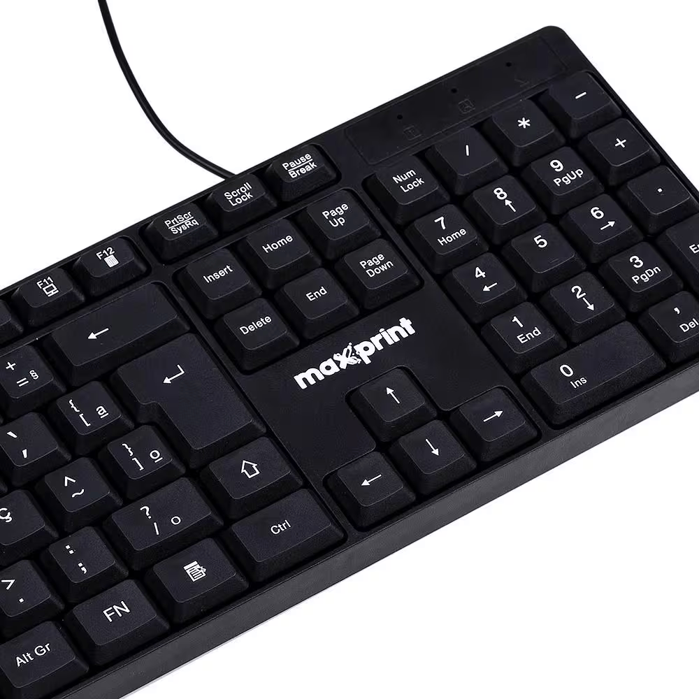 Teclado OfficeEasy com Fio - Maxprint