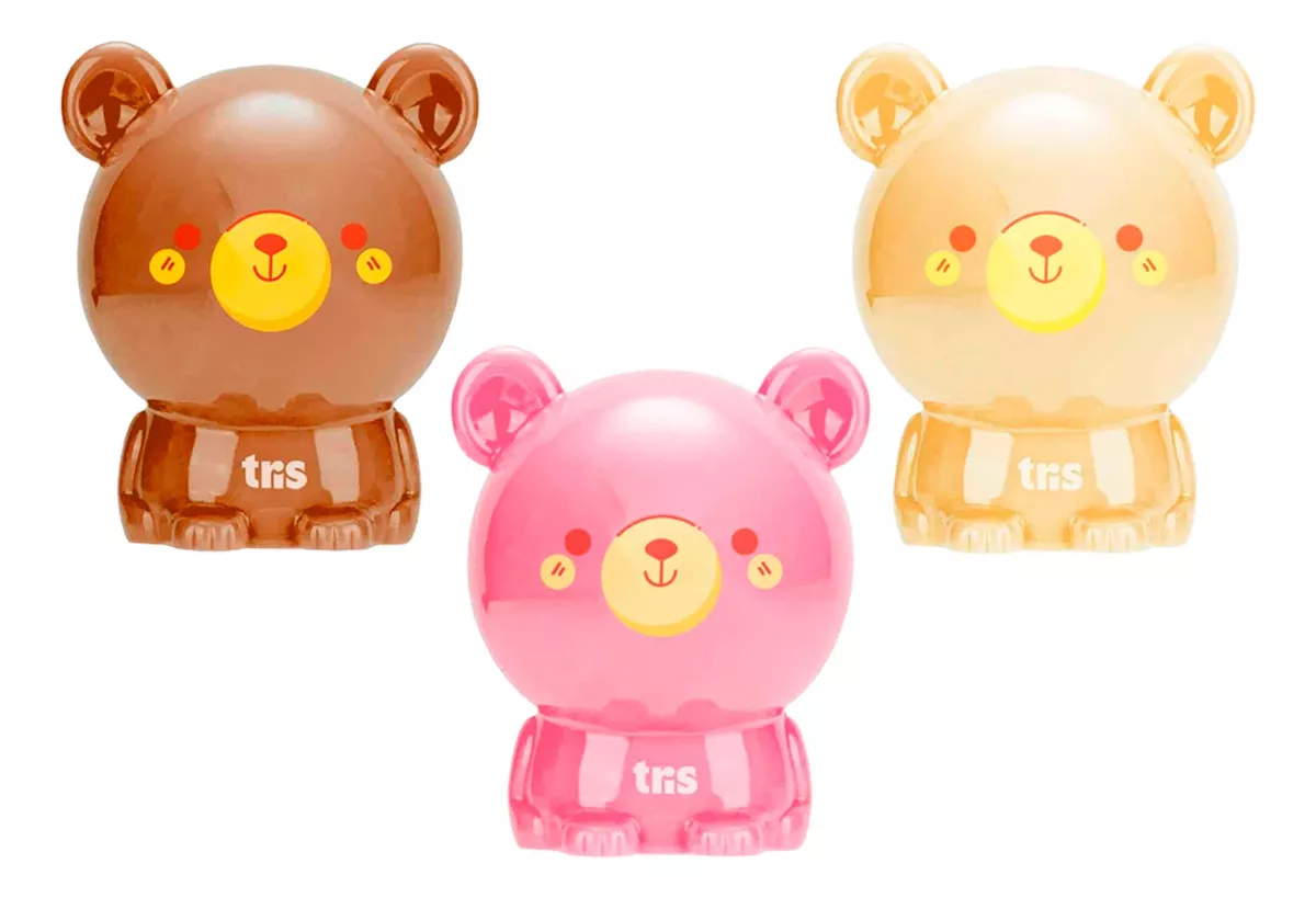 Apontador com dep&oacute;sito Ursinho