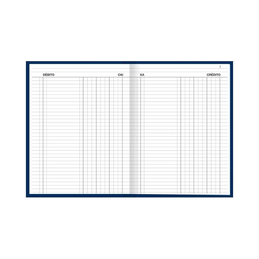 Livro Caixa Tilibra 50 folhas 218mm x 319mm 56g/m&sup2;