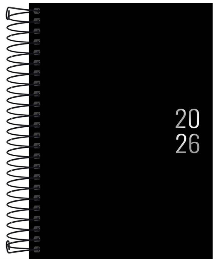 Agenda 2026 Napoli Capa Dura Espiral 176 fls. 129 mm x 187 mm - Tilibra