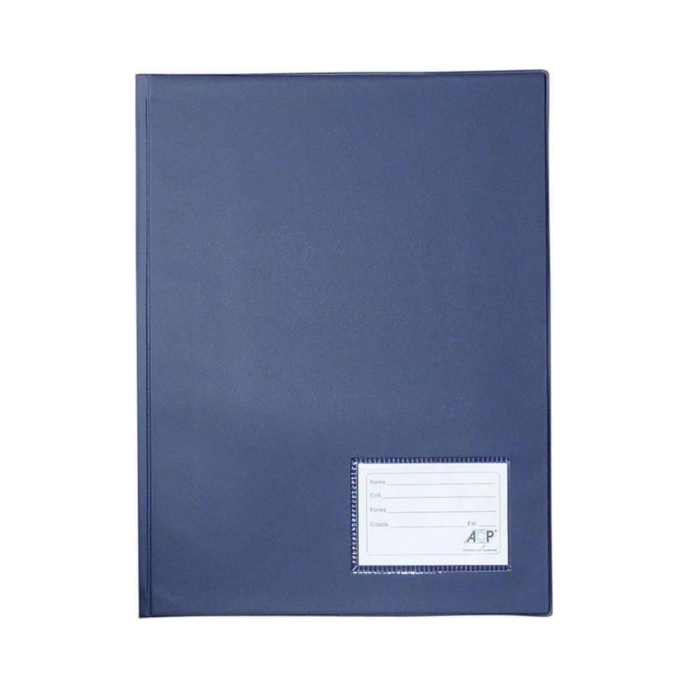 Pasta cat&aacute;logo Oficio 50 Env. Finos Az Royal - Acp