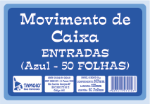 Bloco de Papel Tal&atilde;o de Movimento do Caixa 100 Folhas 150x210mm Tamoio Papel Branco