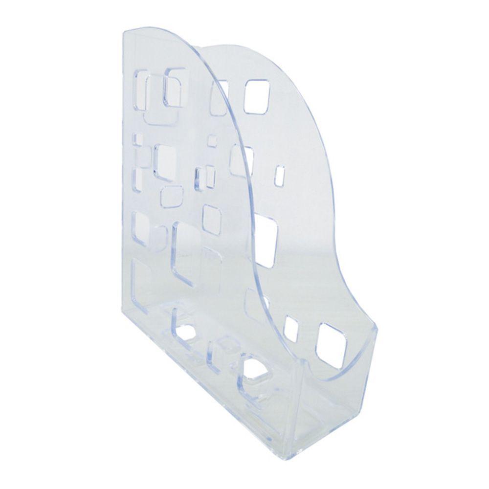 Porta Revistas Dello 87mm x 245mm x 280mm Cristal Unitario