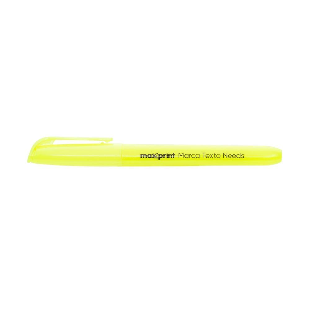 Caneta Marca Texto Needs Maxprint Amarelo
