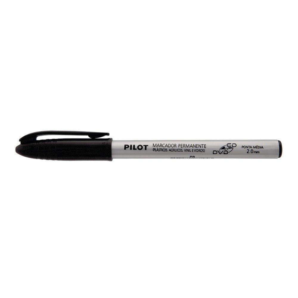 Marcador Permanente 2.0mm Pilot Preto
