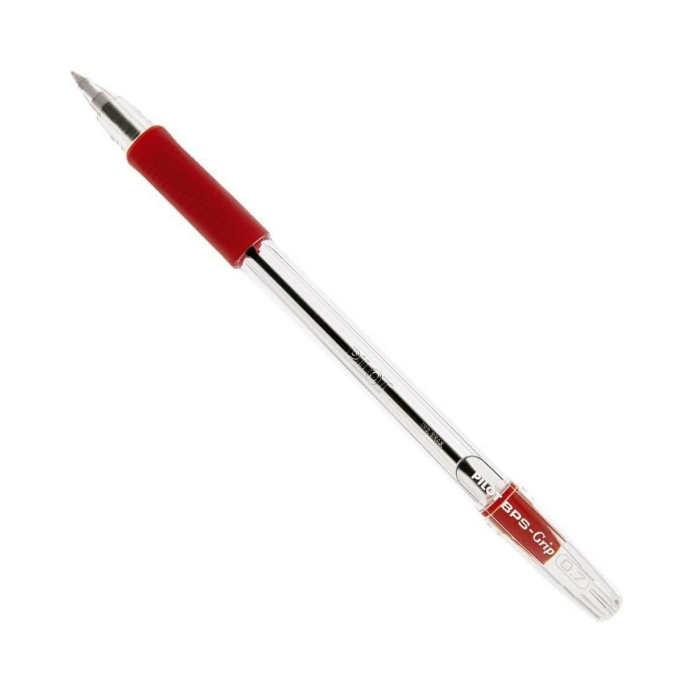 Caneta Esferogr&aacute;fica 0.7mm BPS Grip Pilot Vermelha