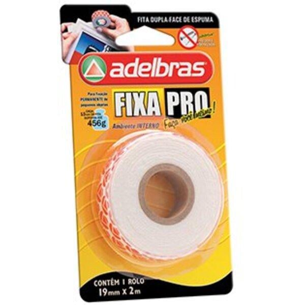 Fita Dupla Face Espuma Fixa Pro 24mm x 2m Aldebras