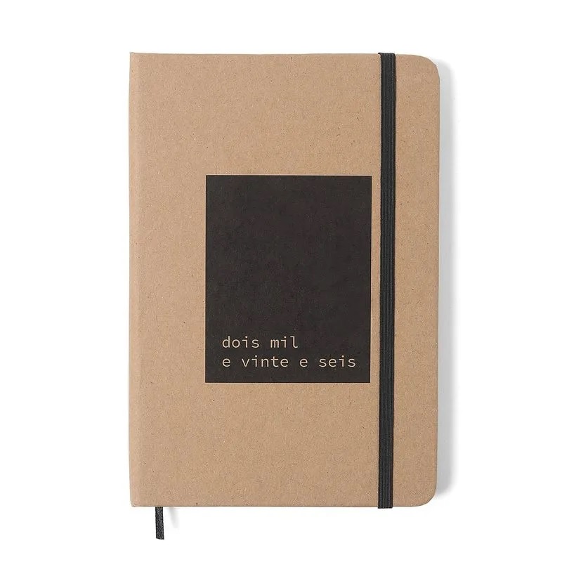 Agenda Planner Semanal Anotações Cicero 2026 Kraft 14x21cm