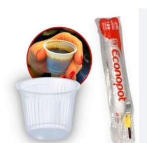 Copo Descart&aacute;vel 100 un 50 ml - Econopot