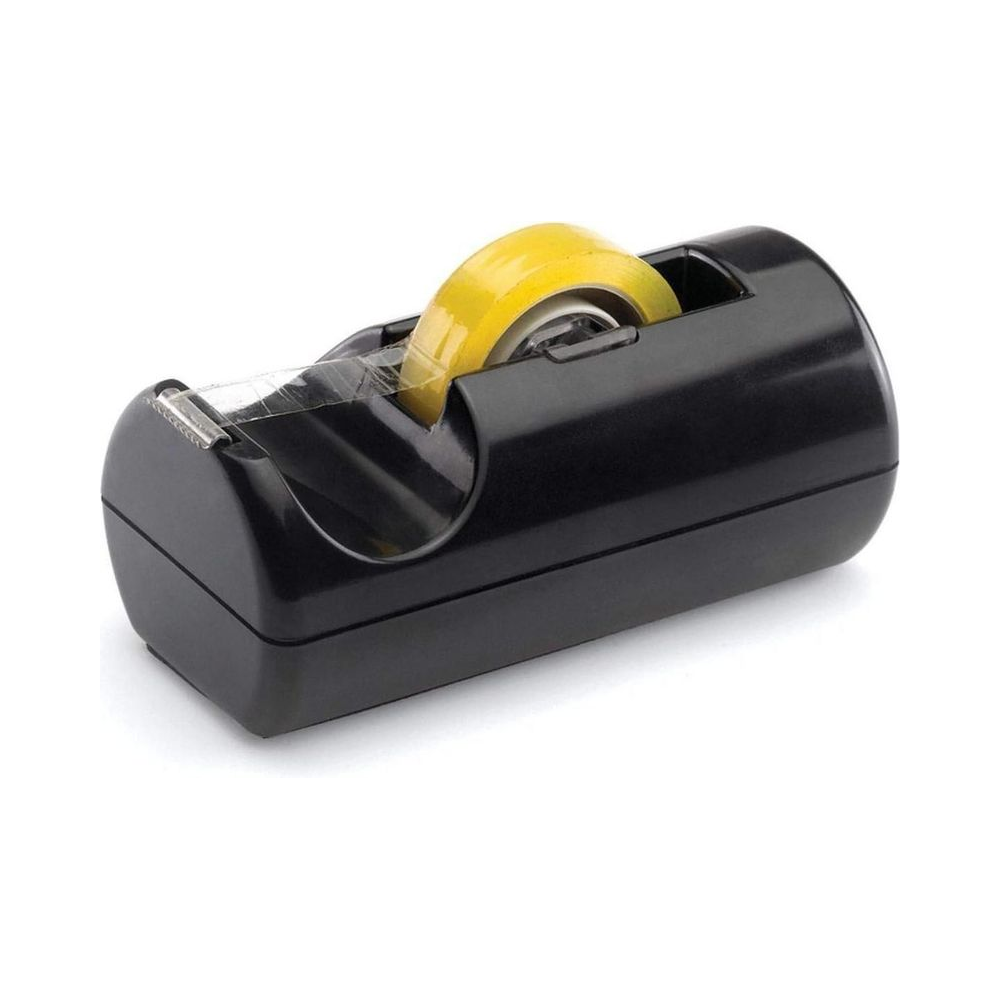 Suporte para Fitas Adesivas Pequeno Maxcril Preto Unit&aacute;rio