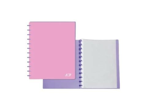 Pasta Cat&aacute;logo Pl&aacute;stica 24,7 cm x 33 cm Chies Rosa