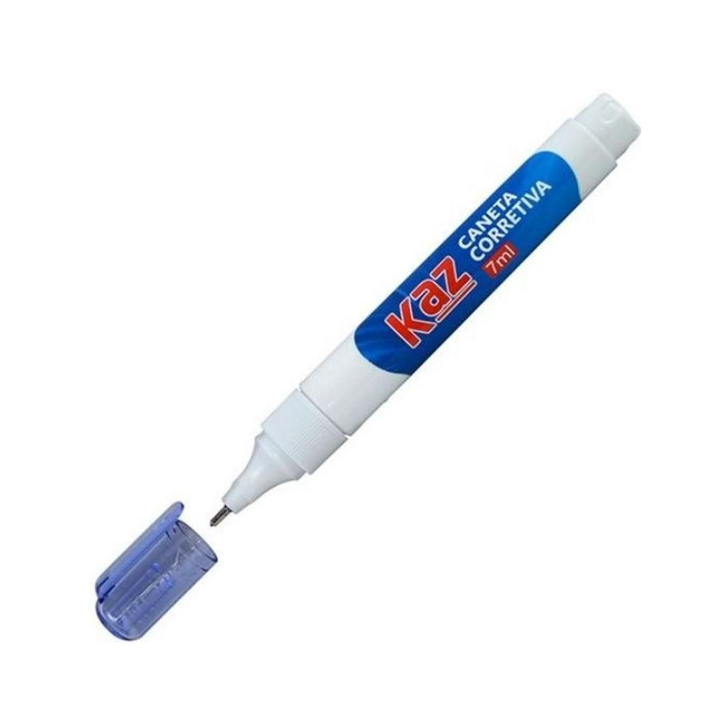 Caneta Corretiva 7ml Kaz Branca