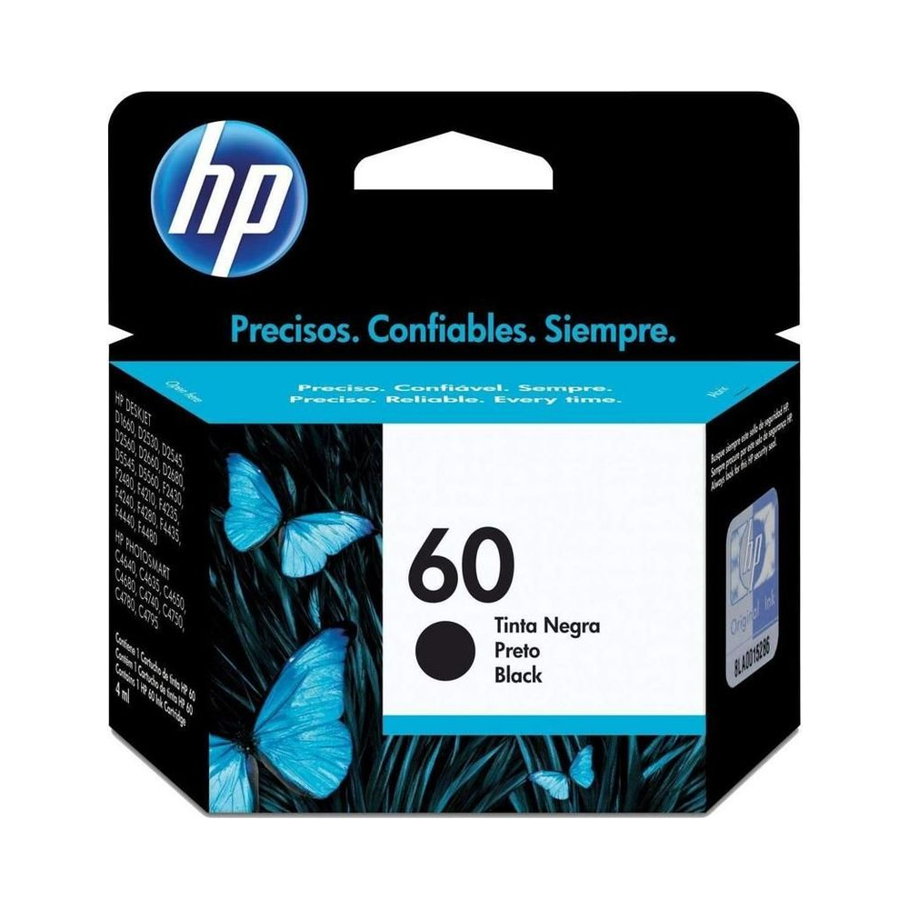 Cartucho 60 HP Preto 4.5ml