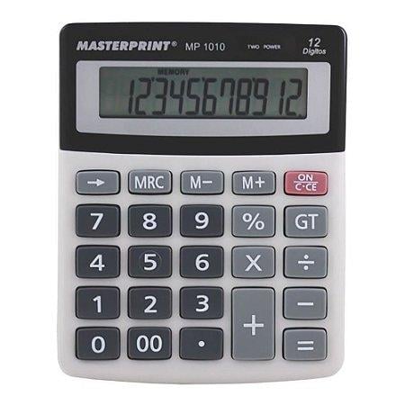 Calculadora de Mesa 12 dígitos Masterprint MP1010 Unitária