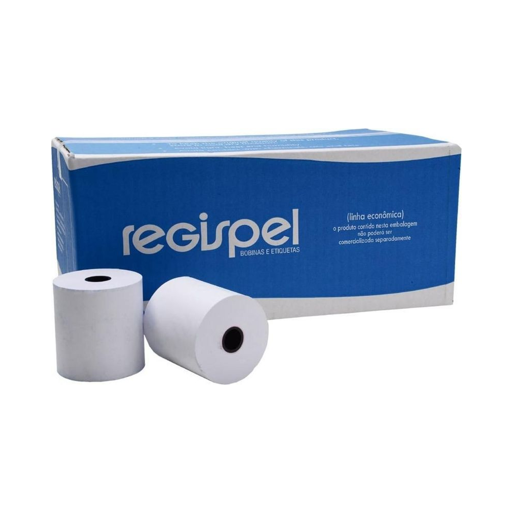 Bobina T&eacute;rmica 57mm x 22m 1 Via Regispel Caixa com 36 unidades