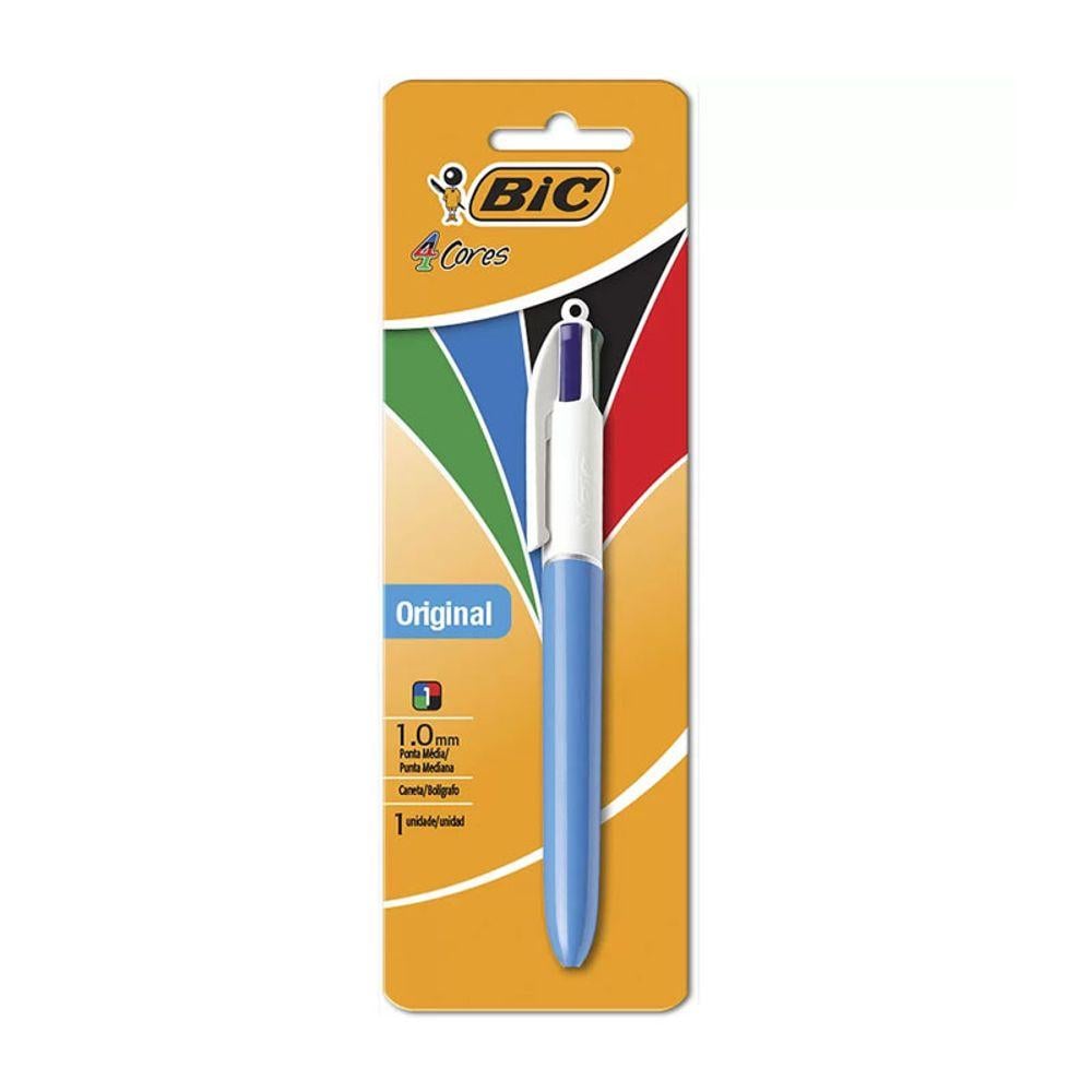 Caneta Esferogr&aacute;fica 1.0mm BIC 4 Cores Unit&aacute;ria