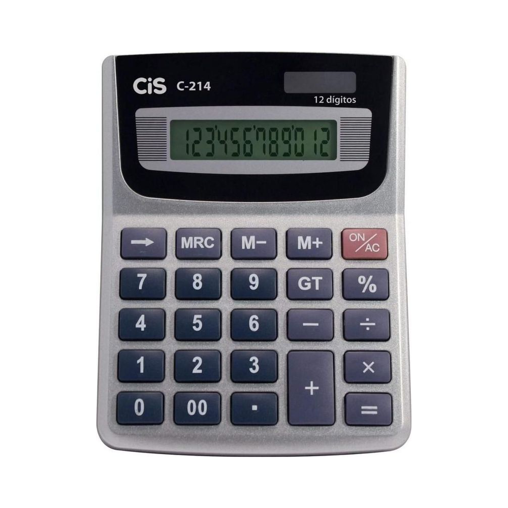 Calculadora de Mesa 12 d&iacute;gitos C-214 CIS