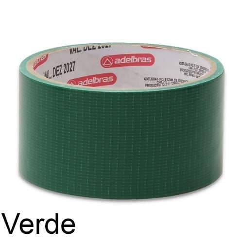 Fita Silver Tape Adelbras Verde 48mm x 5m Unit&aacute;rio