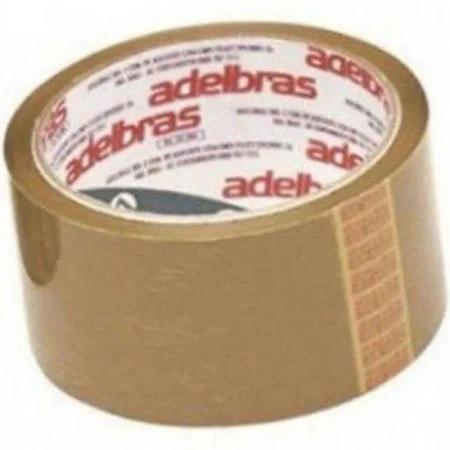 Fita Adesiva Marrom Qualitape M Adelbras 48mm x 45m Unitário