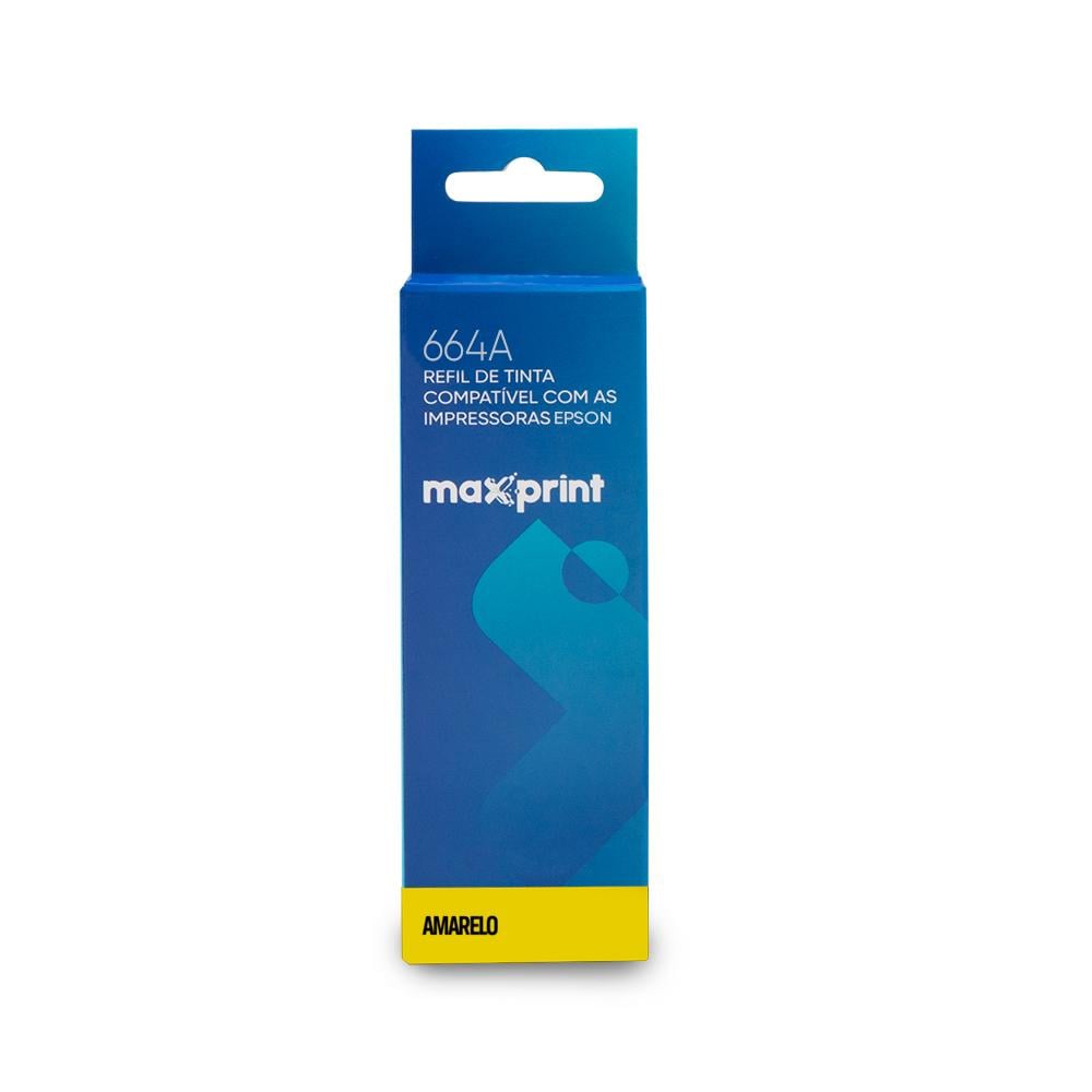 Garrafa de Tinta 644A Maxprint Amarelo 100ml