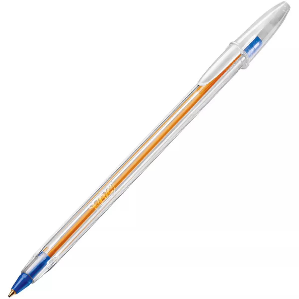 Caneta Esferogr&aacute;fica Fina 0.8mm BIC Cristal Azul Unit&aacute;ria