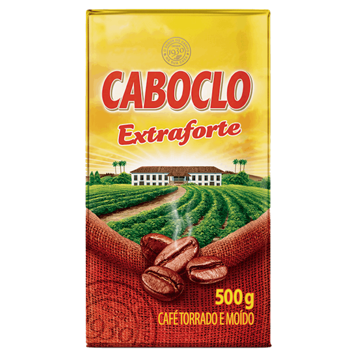 Café Torrado e Moído a Vácuo Extraforte 500g Caboclo