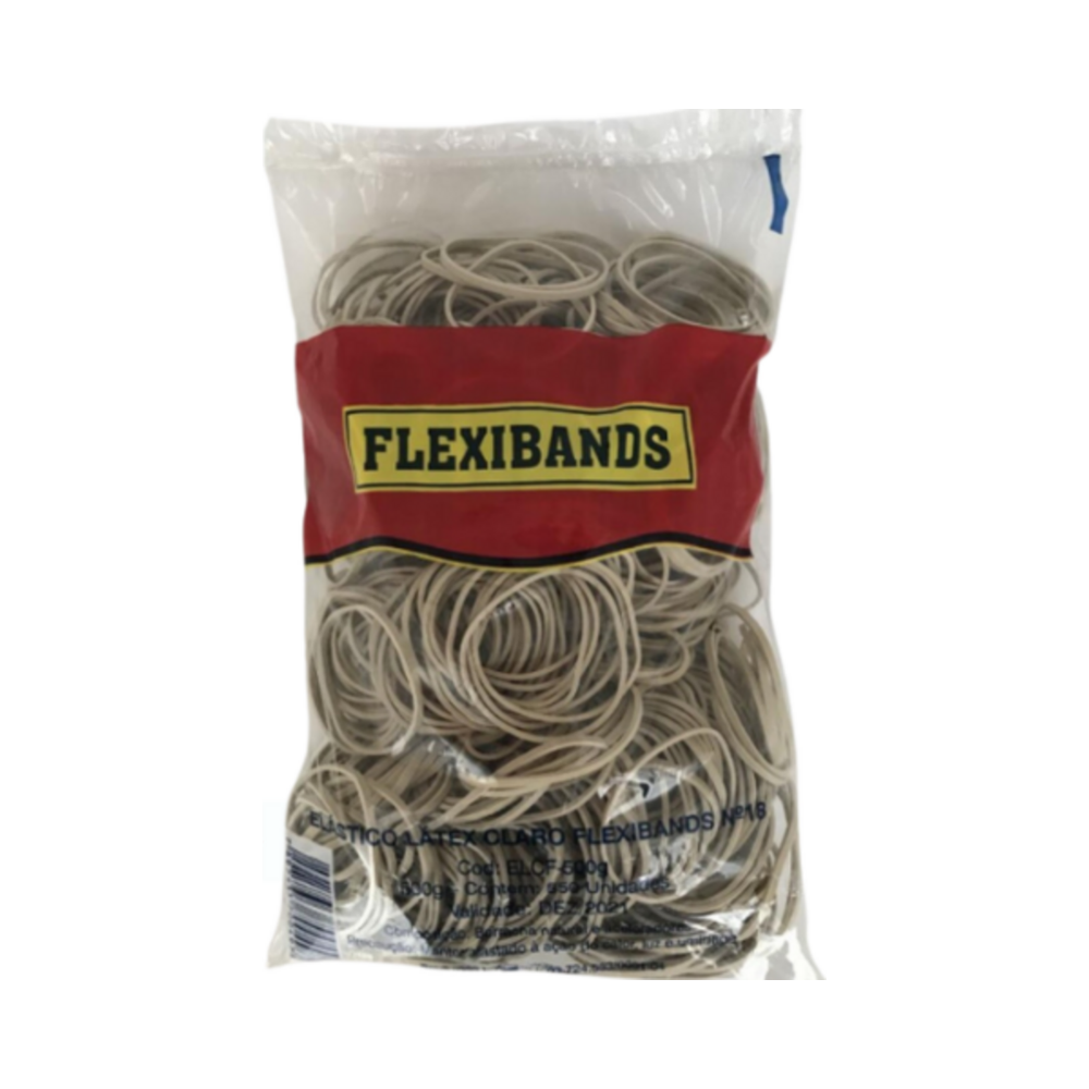 Elástico Látex Claro nº 18 Flexibands 550 unidades
