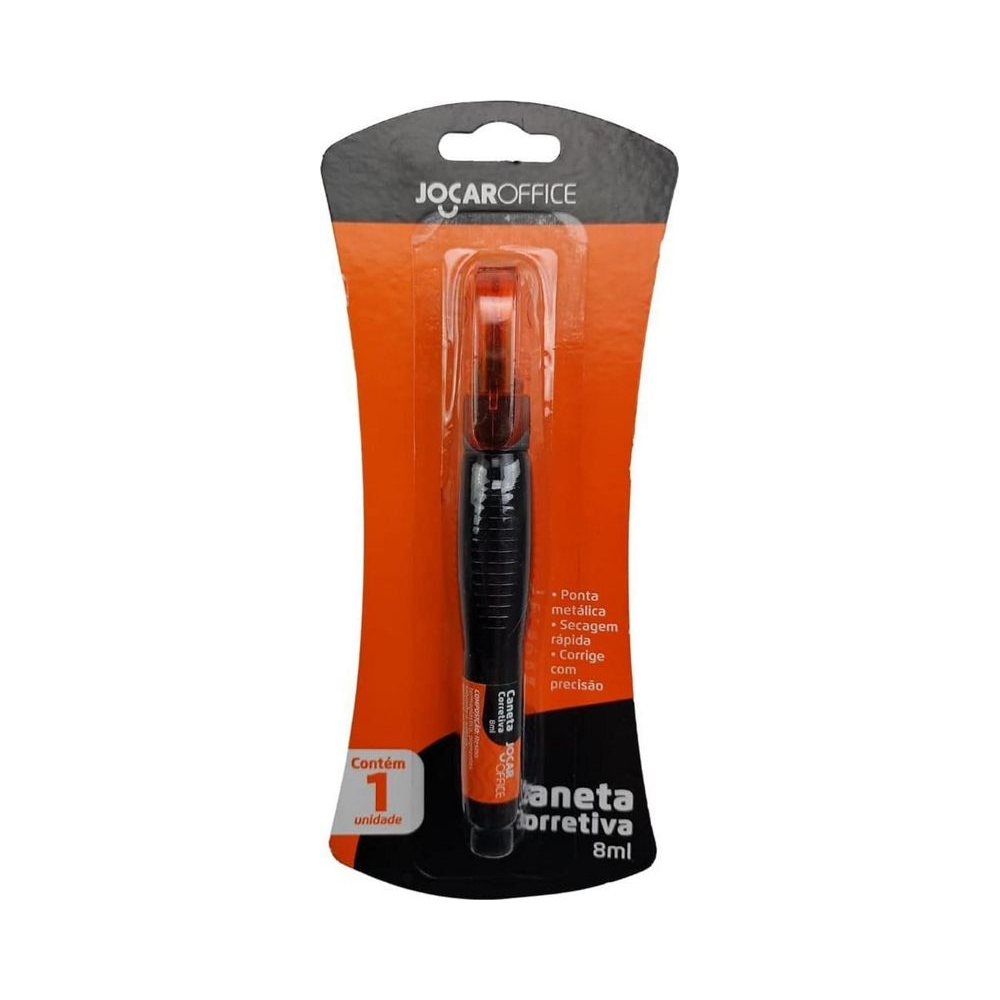 Caneta Corretiva Jocar Office 8ML Metal