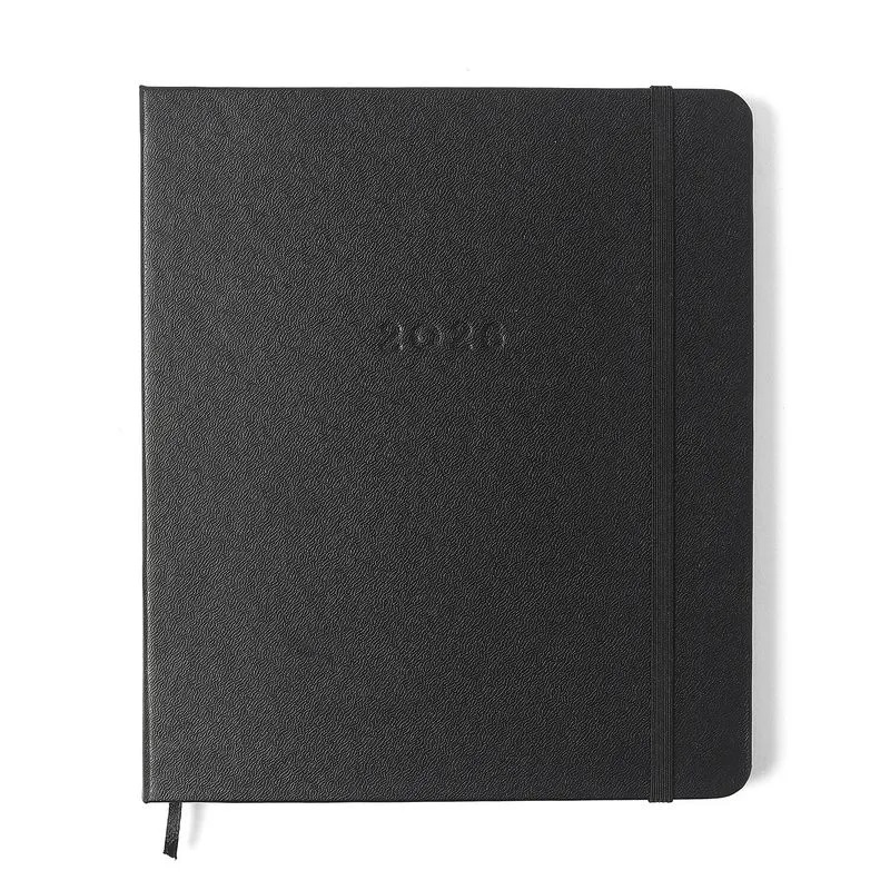 Agenda Planner Semanal Cicero 2026 Clássica Preta 17x19,5cm