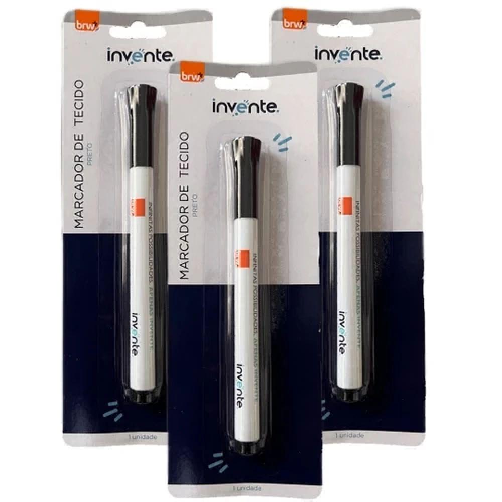 Caneta para Tecido 1mm Preto BRW