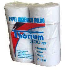Papel Higiênico Rolão 0.10m x 300m Thorium Branco 8 rolos