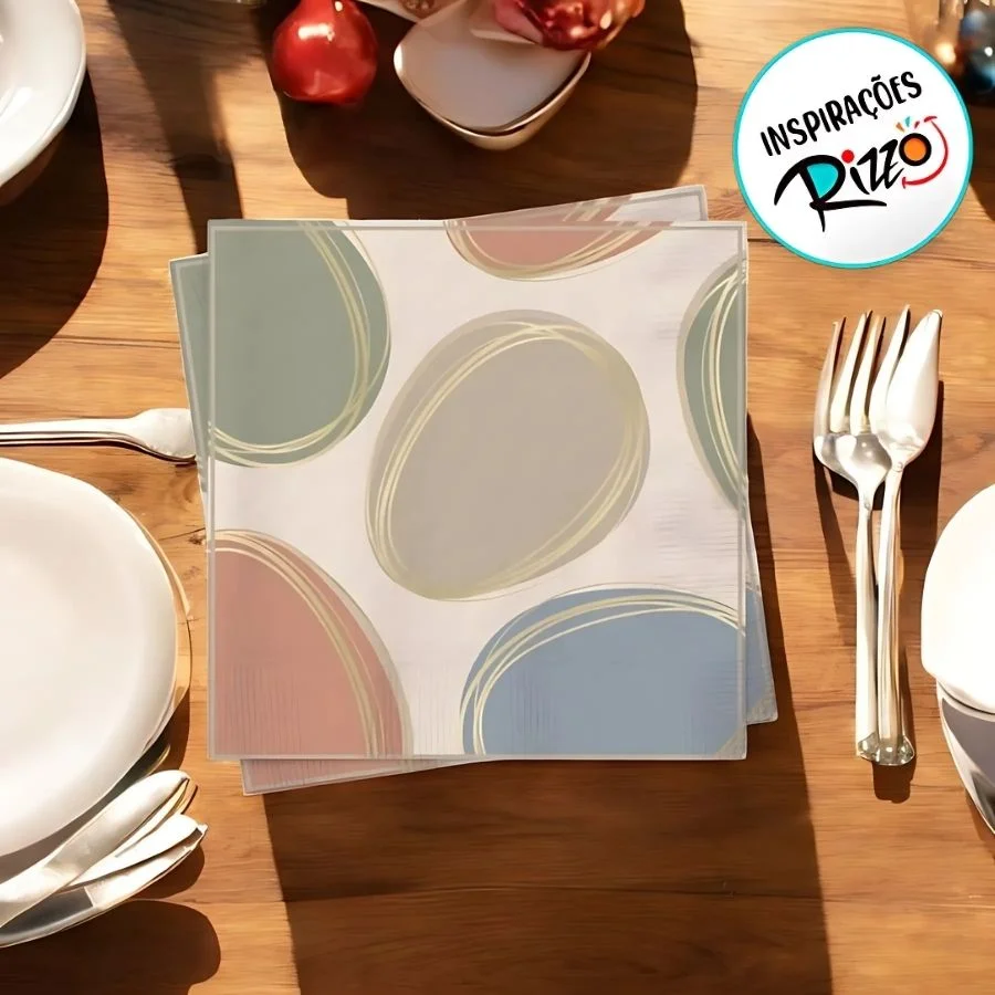 Guardanapo Cromus 32.5x32.5 cm Pacote com 20 Unidades