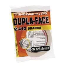 Fita Dupla Face Adelbras Flow-Pack 813000013 12mm x 30m Branco