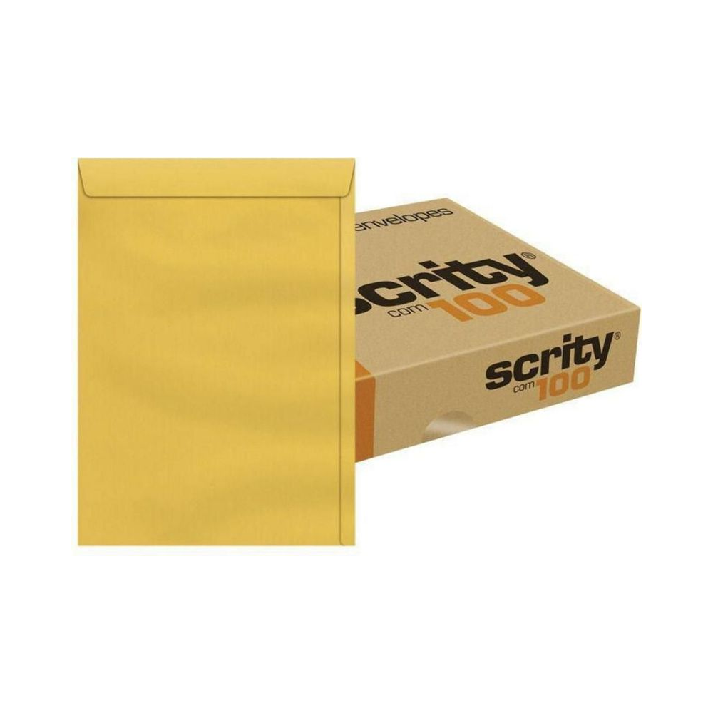 Envelope Saco Ouro 310x410mm 80g Ko 41 - 100 un - Scrity