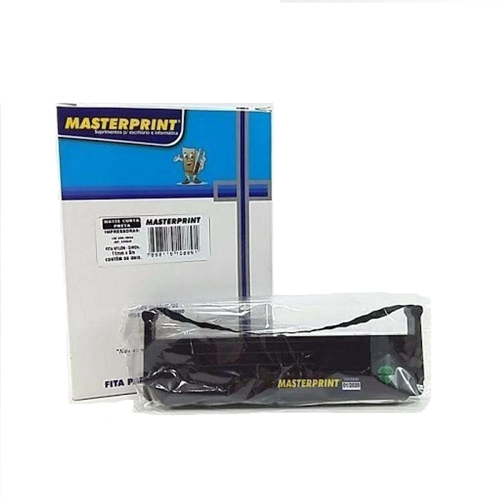 Fita p/ Impressora Matricial Cmi 600 Haste Curta Preta - Masterprint