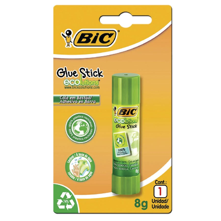 Cola Bast&atilde;o 8g Bic Ecolutions