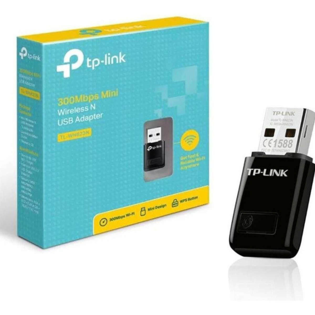 Adaptador Wireless N USB 300 Mbps TL-WN823N TP-Link