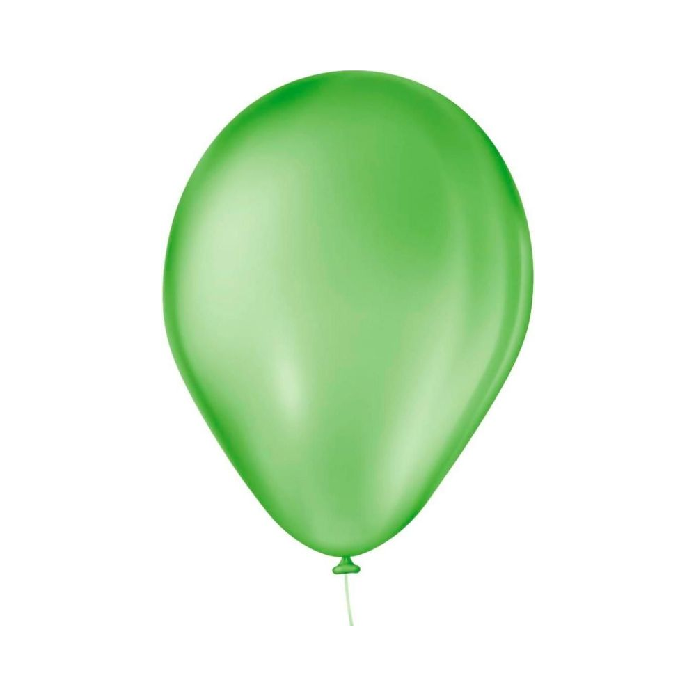 Bal&atilde;o 7" Liso Verde Ma&ccedil;&atilde; Imperial S&atilde;o Roque c/50 Unidades